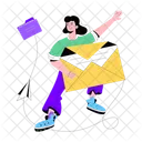 Employee Letter Employee Mail Employee Email Icon
