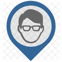 Employee Face Location Icon