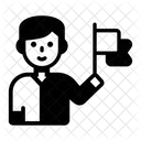 Employee Mission Person Goal Goal Achievement Icon