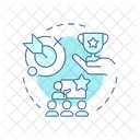 Employee Motivation Goal Icon