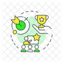 Employee Motivation Goal Icon