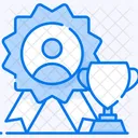 Employee Of Month Employee Appraisal Employee Reward Icon