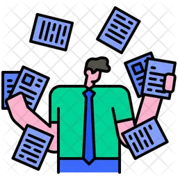 Employee Overload  Icon