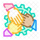 Employee Engagement Business Icon