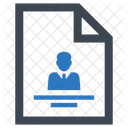 Candidates Job Application Portfolio Icon