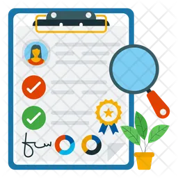 Employee Qualification  Icon