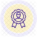 Employee Recognition Line Icon Icon