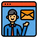 Mail Resume Recruit Icon
