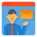 Mail Resume Recruit Icon