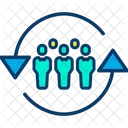 Employee Relocation  Icon