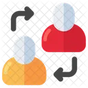 Employee Exchange Employee Turnover Employee Replacement Icon