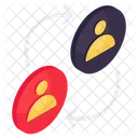 Employee Exchange Employee Turnover Employee Replacement Icon