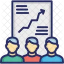Employee Report Employee Growth Growth Chart Icon