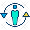 Employee Rotation  Icon
