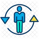 Employee Rotation  Icon