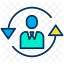 Employee Rotation  Icon