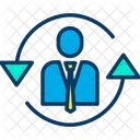 Employee Rotation  Icon