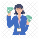 Employee Salary Worker Salary Employee Payment Icône