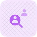 Employee Search Recruitment Human Resource Icon