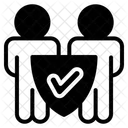 Employee Security Employee Protection Insurance Icon