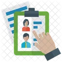Employee Selection Candidate Selection Selected Person Icon