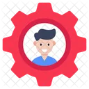 Employee Setting Employee Management Employee Development Icon