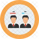 Power High And Low Employee Skills Abilities Icon
