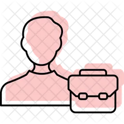 Employee suitcase  Icon