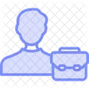 Employee suitcase  Icon