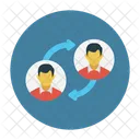 Transfer Users Exchange Icon