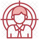 Employee Target  Icon