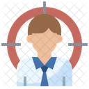 Employee Target  Icon