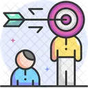 Employee Target  Icon