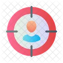 Employee Target Employee Goal User Target Icon