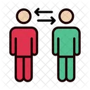 Employee Transfer  Icon