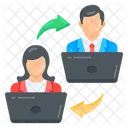 Employee Turnover Staff Turnover Workforce Change Icon