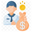 Employee wage  Icon