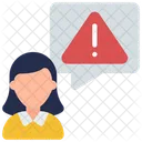 Employee Warning Warning Message Icon