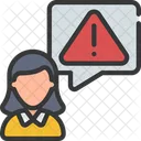 Employee Warning  Icon