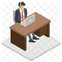 Employee Working Work Time Duty Hours Icon