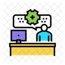 Employee Working Process Icon