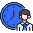 Employee Working Time  Icon