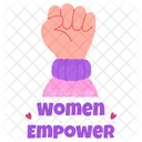 Empoderamiento De Las Mujeres Mujeres Fuertes Igualdad Icono