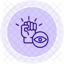 Empowering Visionary Line Icon Icon