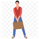 Mulher Empresaria Trabalhadora Funcionaria Feminina Ícone