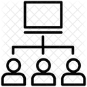 Mapa Do Site Hierarquia Da Equipe Arvore Da Equipe Ícone