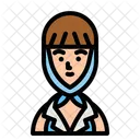 Empregada Domestica Mulher Adolescente Ícone