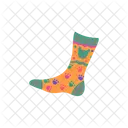 Chaussette Vecteur Chat Icône
