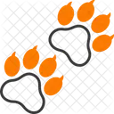 Empreinte de patte de chat  Icône