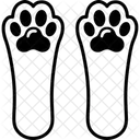 Empreinte de patte de chat  Icône